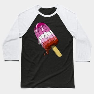 Lesbian Popsicle Baseball T-Shirt